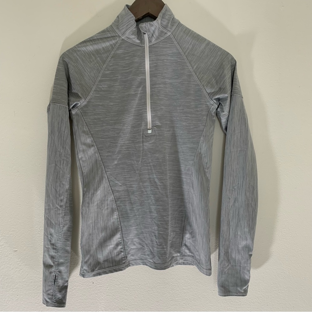 ATHLETA top 1/4 front zipper jacket sweater
